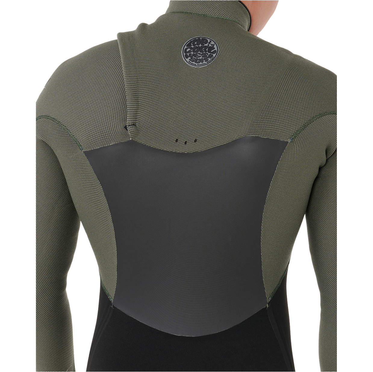 2026 Rip Curl Mens Flashbomb 4/3mm Chest Zip Wetsuit 17CMFS - Deep Cactus